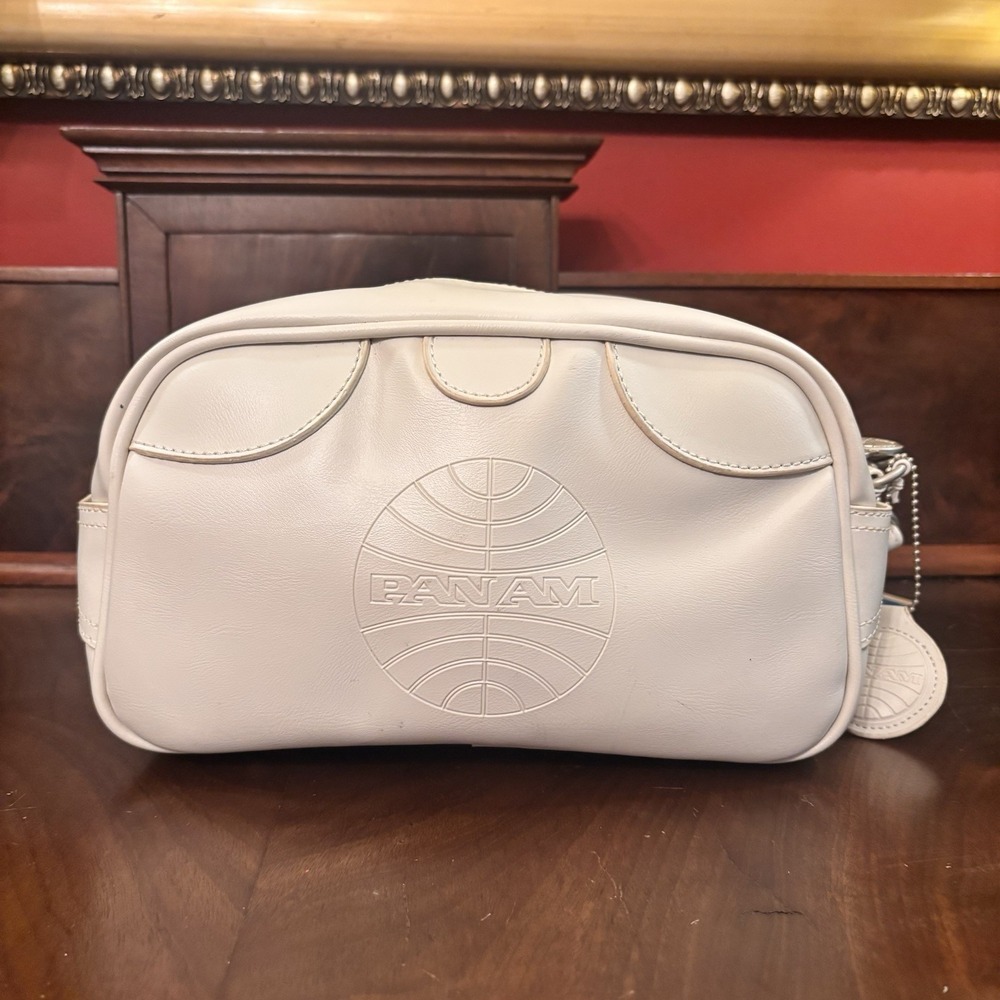 The Original Certified Pan Am Toiletry Bag‎ Wash Bag White Travel Case w/ Tags